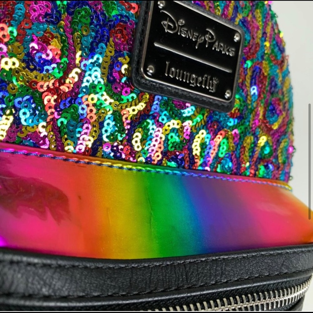 Disney Loungefly 🌈 Mini Backpack - Picture 7 of 7